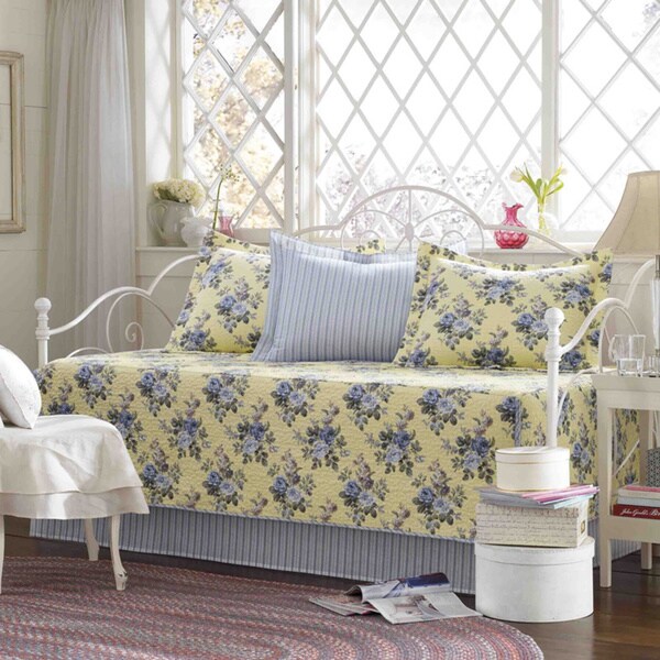 Laura Ashley Linley 5-piece Quilted Daybed Cover Set