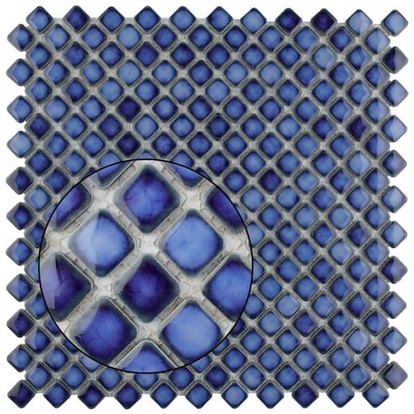 Somertile 12 375x12 375 Inch Jewel Shire Porcelain Mosaic Jewel Shire Porcelain Mosaic
