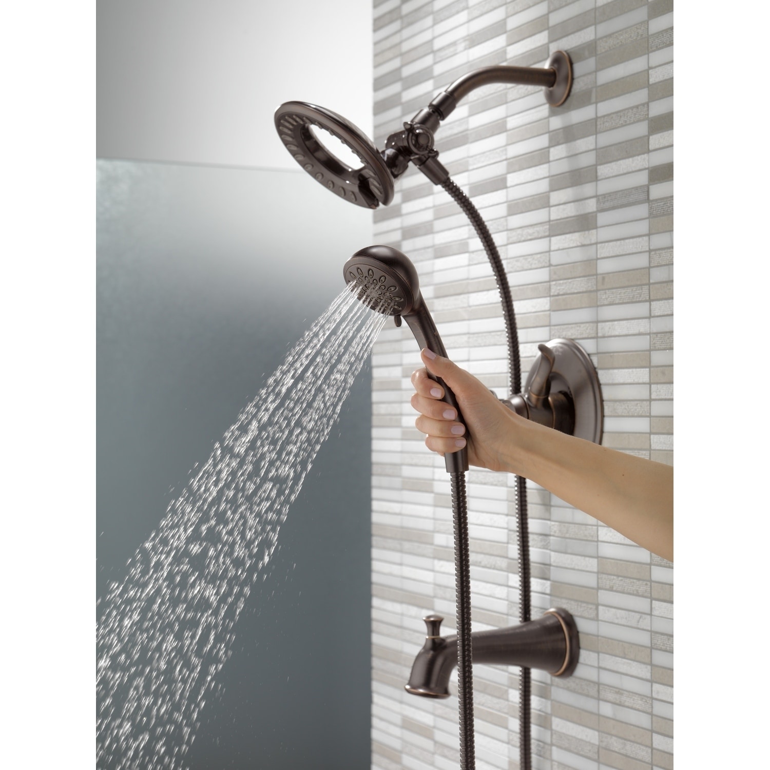 Delta Linden Monitor 17 Series Tub Shower Trim With In2ition T17494   Delta Linden Monitor 17 Series Tub Shower Trim With In2ition T17494 RB I Venetian Bronze 77c323a3 3354 4bb5 A2a1 10fdecbf7c98 