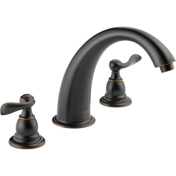 Shop Delta Windemere Roman Tub Faucet Trim Oil Bronze Free