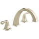 preview thumbnail 1 of 3, Delta Dryden Deck Mounted Roman Tub Faucet Trim Polished Nickel