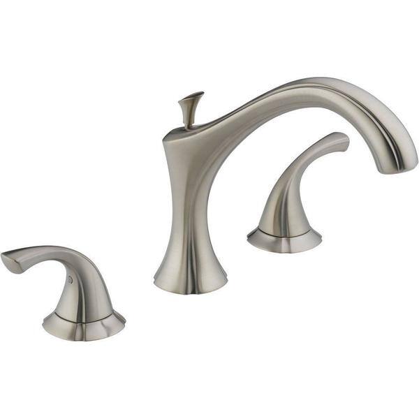 Shop Delta Addison Roman Tub Faucet Trim Brilliance Stainless