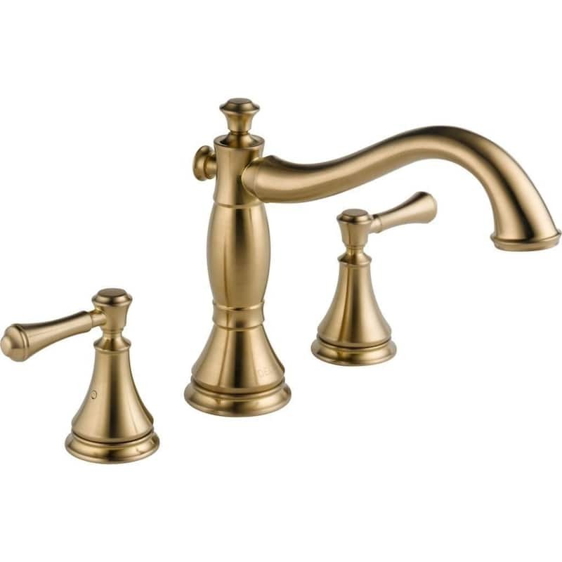 Delta Cassidy Roman Tub Faucet Trim Champagne Bronze