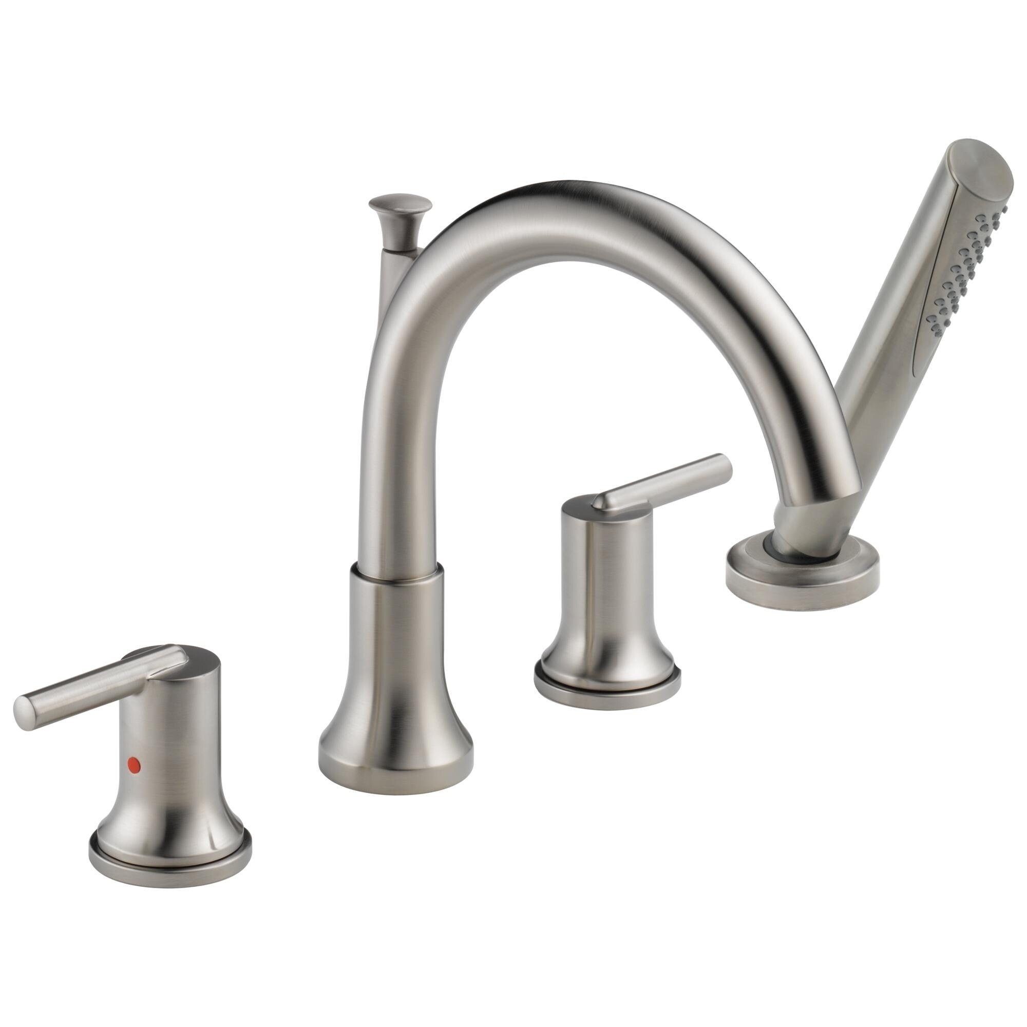 Shop Delta Trinsic Roman Tub Faucet Trim With Hand Shower