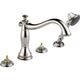 preview thumbnail 2 of 0, Delta Cassidy Roman Tub Faucet Trim with Hand Shower Polished Nickel