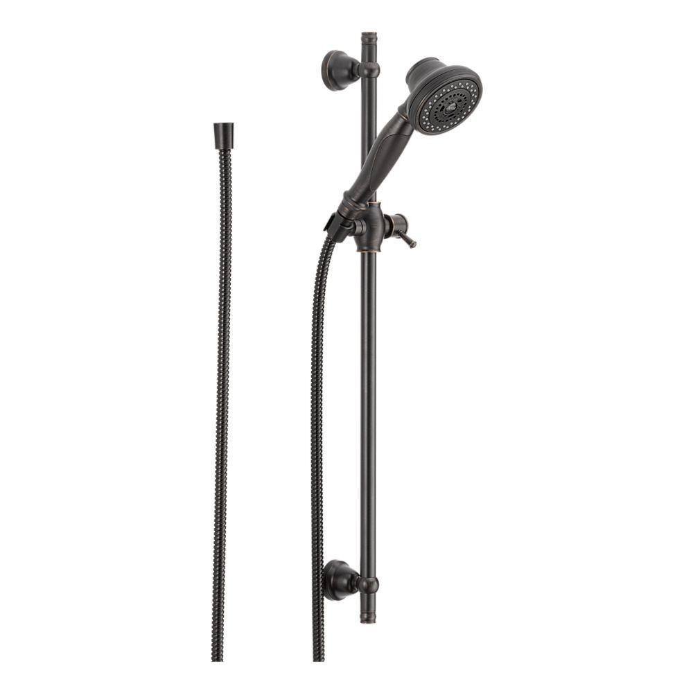 Delta Premium 3Setting Slide Bar Hand Shower Bronze Bed