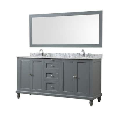 Buy Grey 70 Inch Bathroom Vanities Vanity Cabinets Online At