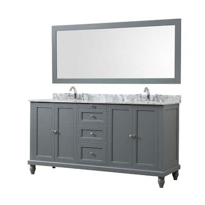 Size Double Vanities Grey 71 Inch Bathroom Vanity Size Double Vanities Grey 71 Inch