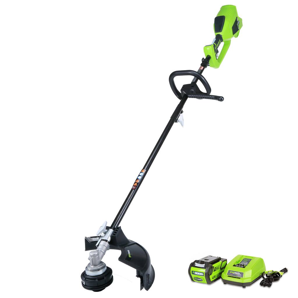 GreenWorks G-MAX 40V Digipro 14-inch Cordless String Trimmer with 4Ah Battery and Charger