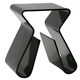 Acrylic End Table with Magazine Rack - Overstock - 9813168