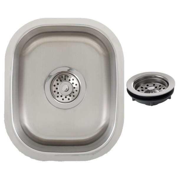 Ticor 12 75 Inch Stainless Steel 16 Gauge Undermount Single Ticor 12 75 Inch Stainless Steel 16 Gauge Undermount Single Bowl Kitchen Bar Sink