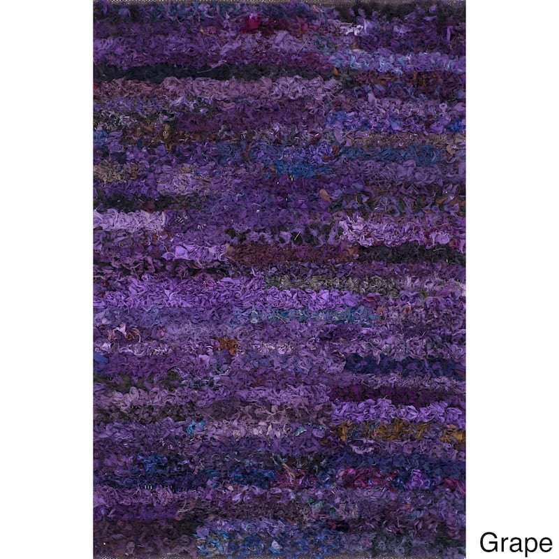 Alexander Home Payton Boho Shag Hand-Woven Rug