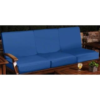 Shop Black Friday Deals On Sunbrella 72 Inch Capri Blue Universal Patio Furniture Sofa Cushions Overstock 9813364