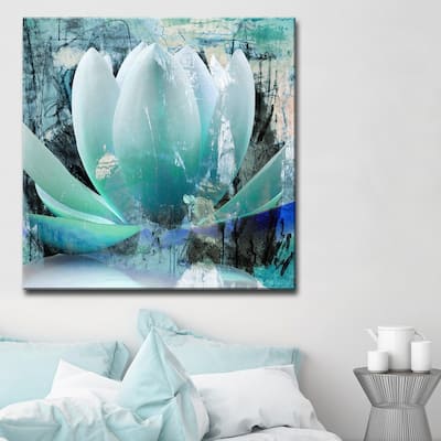 Ready2HangArt 'Painted Petals XXIV' Floral Canvas Wall Art