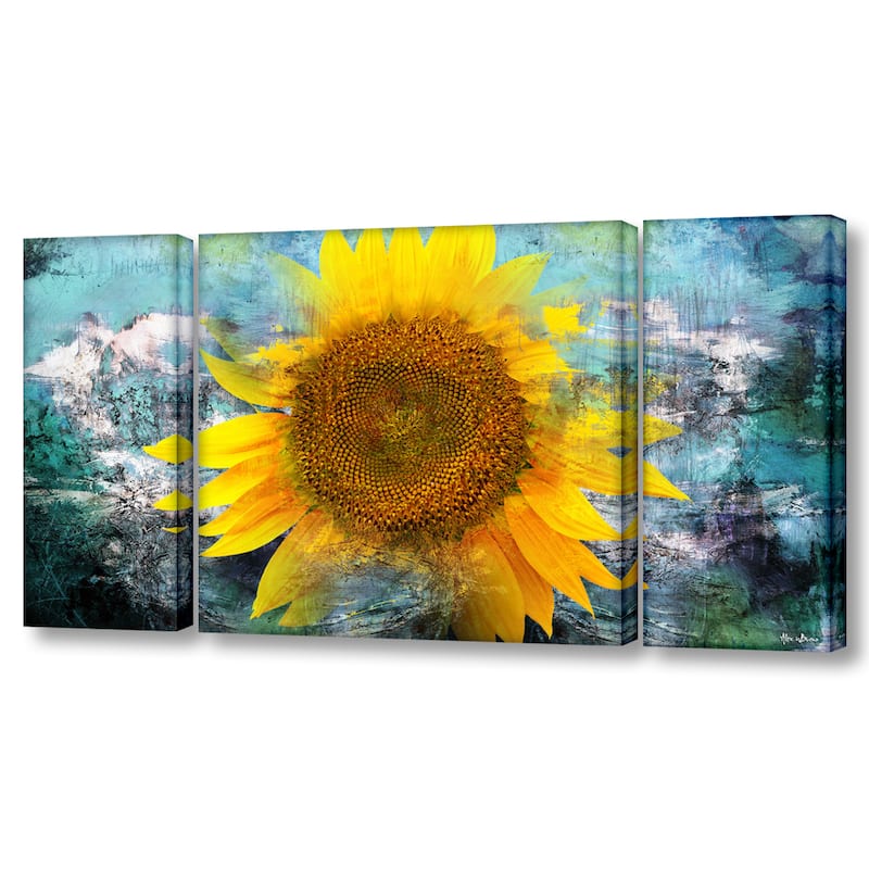Ready2HangArt 'Painted Petals VIII' 3-Piece Canvas Wall Art Set