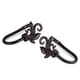 preview thumbnail 5 of 3, InStyleDesign Rhea Curtain Holdback Pair - n/a Brown Finish - Cocoa