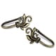preview thumbnail 3 of 3, InStyleDesign Rhea Curtain Holdback Pair - n/a Antique/Brass Finish - Antique Brass