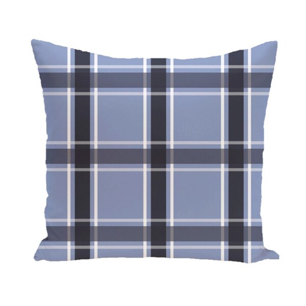 Plaid Geometric 18-inch Decorative Pillow