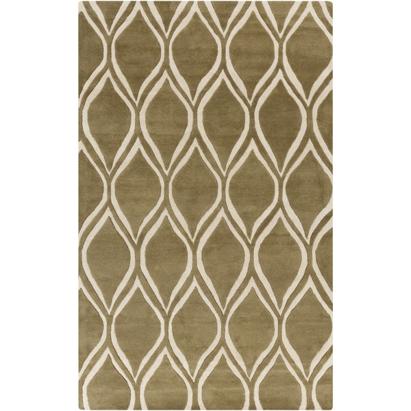 Hand-Tufted x zavier Geometric Wool Area Rug