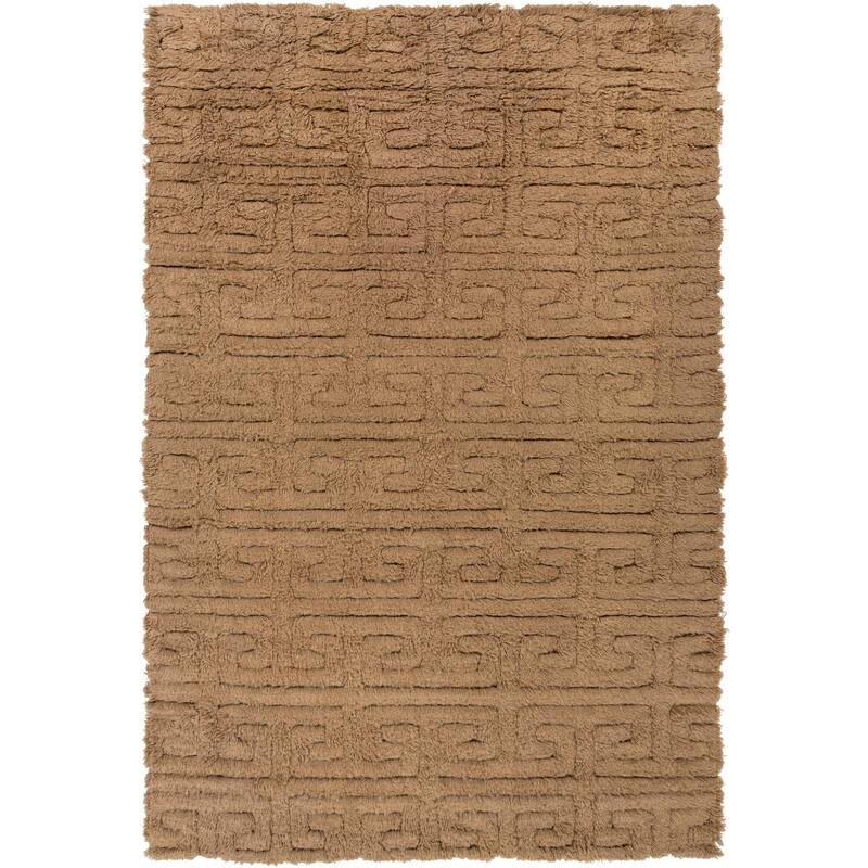 Hand-Woven Matthew Solid Pattern Wool Area Rug