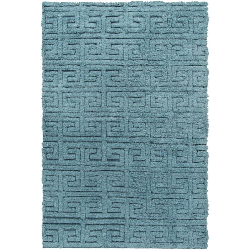 Hand-Woven Matthew Solid Pattern Wool Area Rug