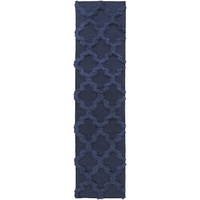 Hand-Woven Marilyn Lattice Pattern Wool Area Rug