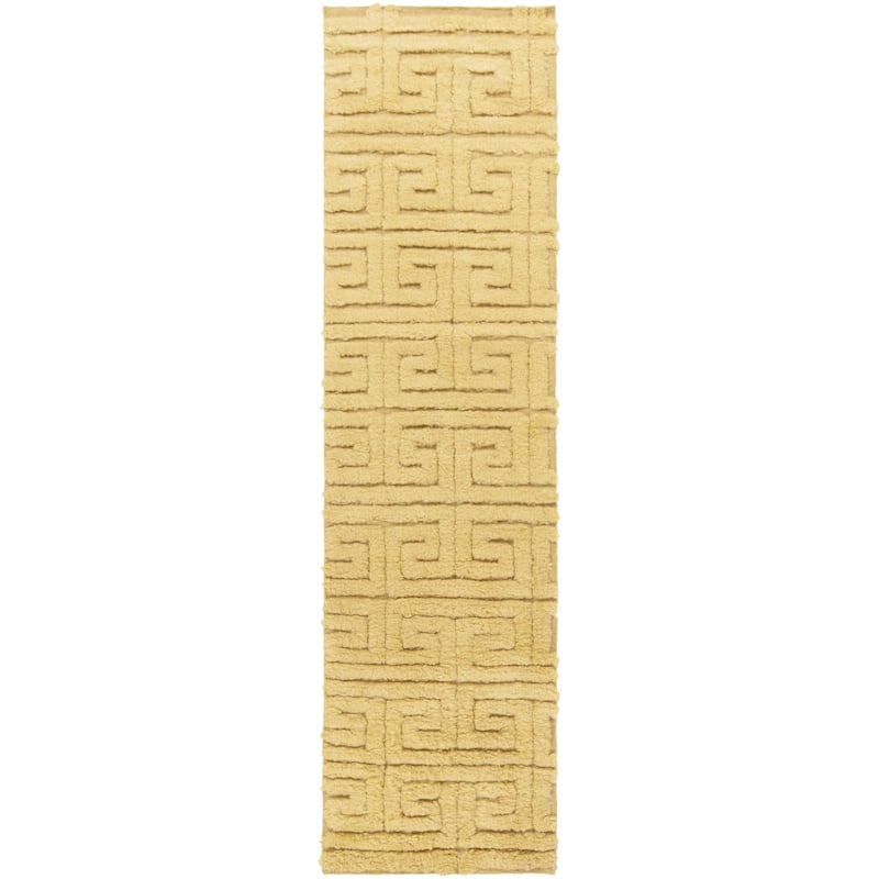 Hand-Woven Matthew Solid Pattern Wool Area Rug