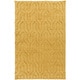 preview thumbnail 2 of 19, Hand-Woven Matilda Solid Pattern Wool Area Rug 2' x 3' - Yellow