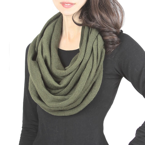 Vivid Soft Knit Infinity Scarf