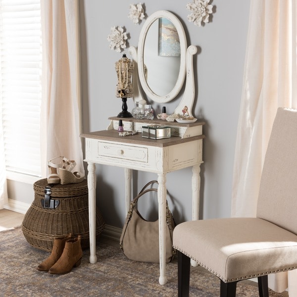 traditional dressing table stool