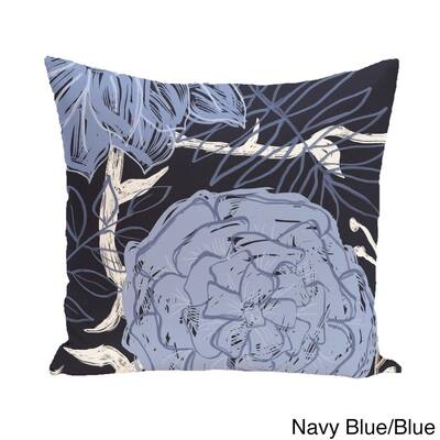 Tropical Floral 16-inch Decorative Pillow