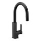 Moen Sto S72308BL Matte Black Kitchen Faucet - Overstock - 9815662