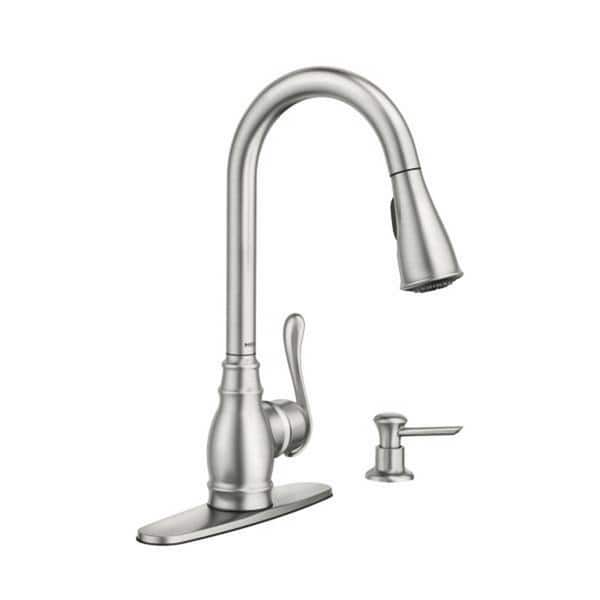 Moen Anabelle Ca87003srs Spot Resist Stainless Steel Kitchen Faucet Today