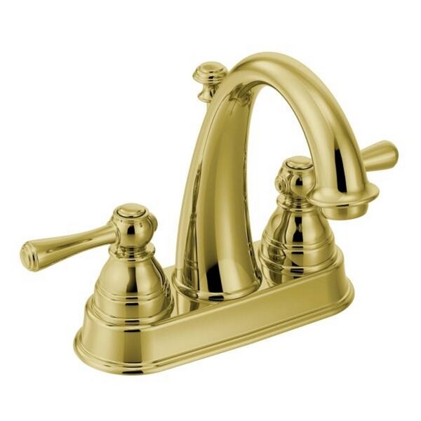 Moen Kingsley 6121P Polished Brass Bathroom Faucet