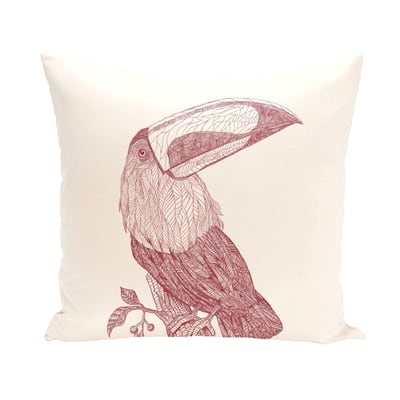 Pelican Design 16-inch Decorative Pillow