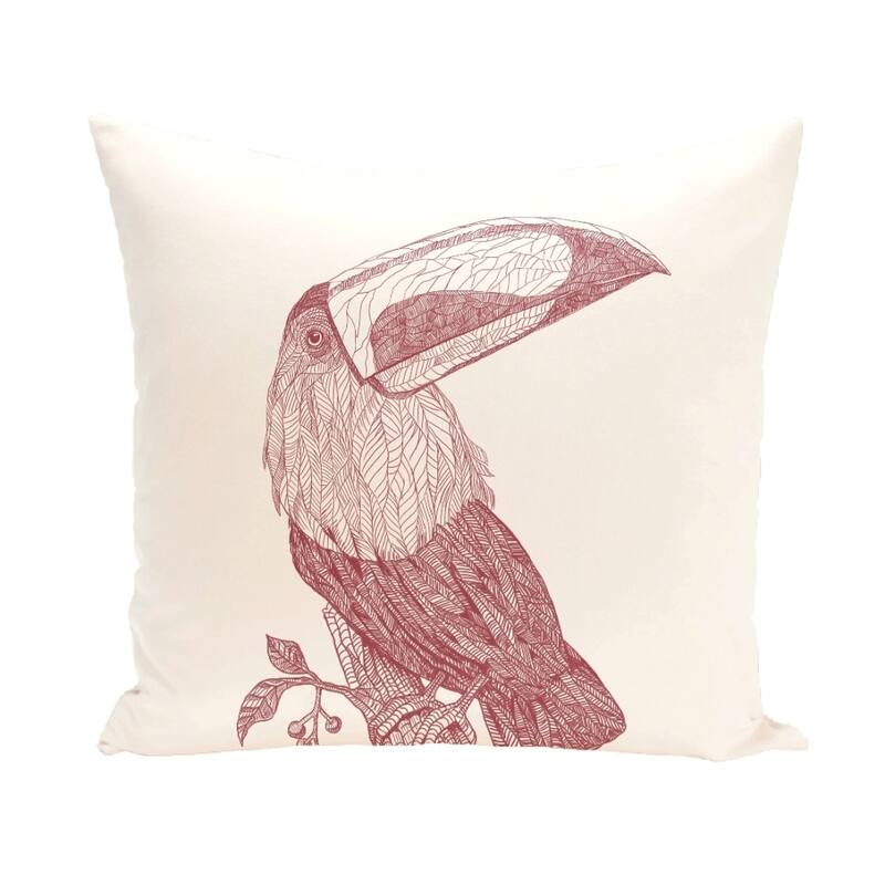Pelican Design 16-inch Decorative Pillow