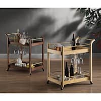 Carson Carrington I Love Living Wood Bar Cart