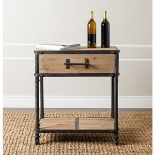 Abbyson Northwood Industrial End Table