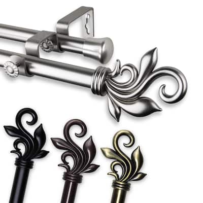 InStyleDesign Rhea Adjustable Double Curtain Rod