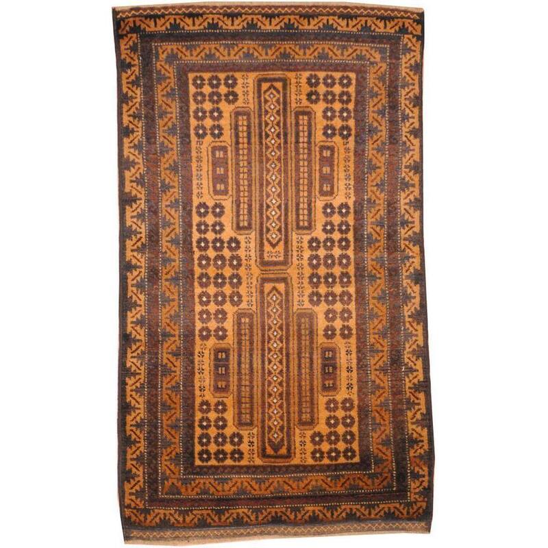 Handmade Balouchi Wool Rug (Afghanistan) - 2'9 x 4'7