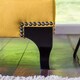 preview thumbnail 6 of 6, Furniture of America Gisc Contemporary Fabric Padded Nailhead Loveseat