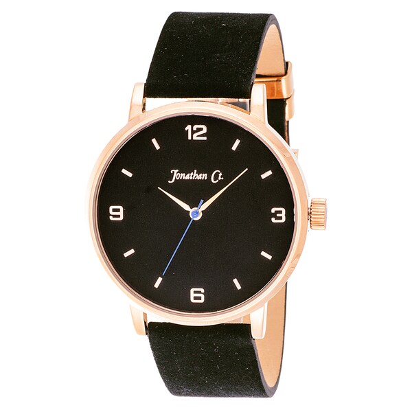 Shop Jonathan Ct. Palmer Men's Analog Rose/ Black Leather ...