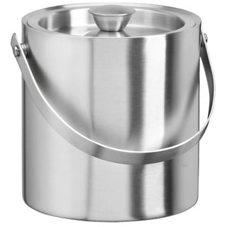 Brushed Stainless Steel 1.5-quart Ice Bucket - Bed Bath & Beyond - 9817515