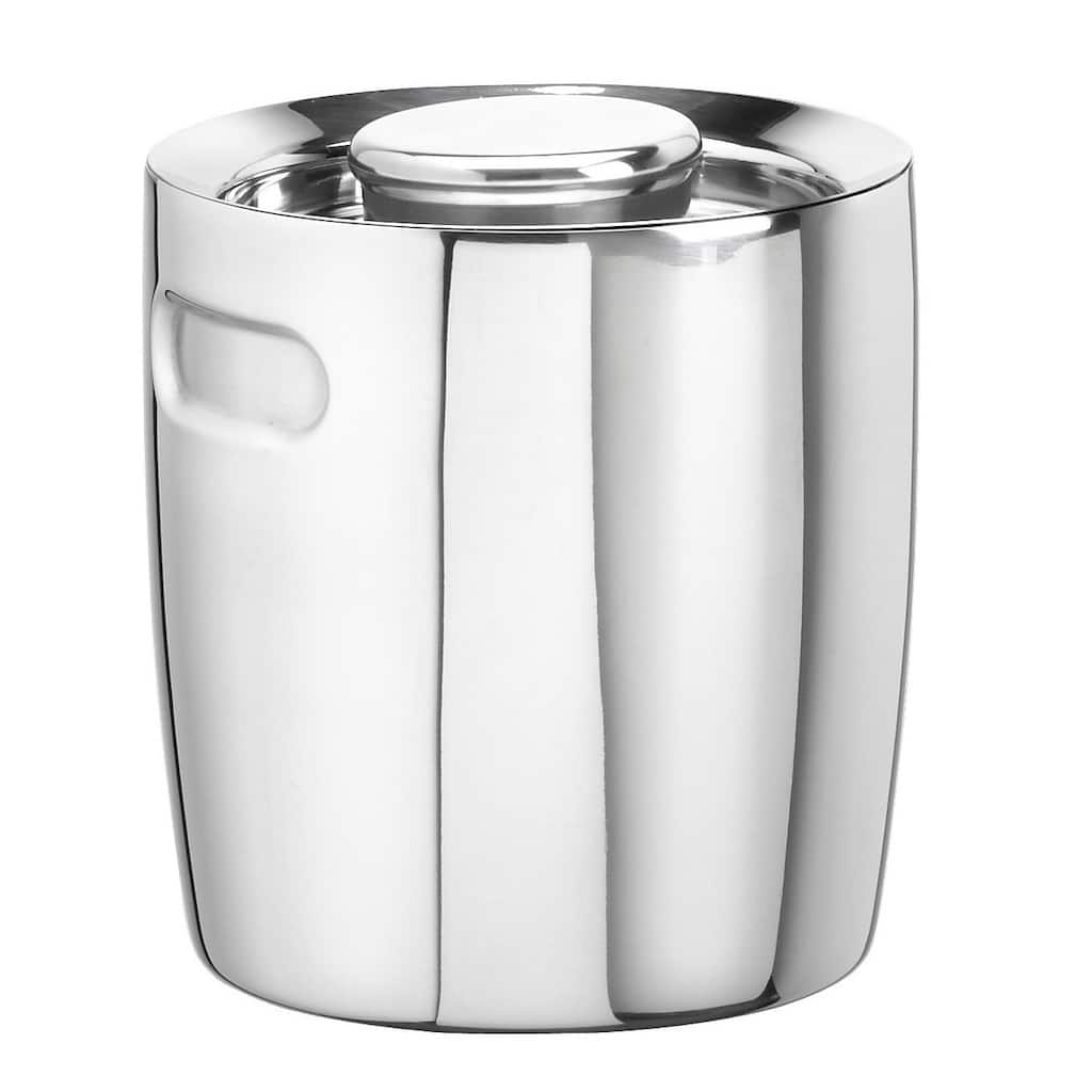 Polished Stainless Steel 1.5-quart Ice Bucket
