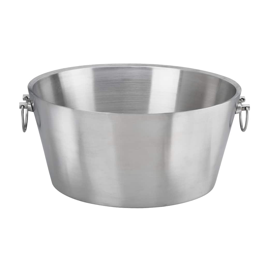 19-inch Brushed Stainless Steel Double-wall Insulated Beverage Tub