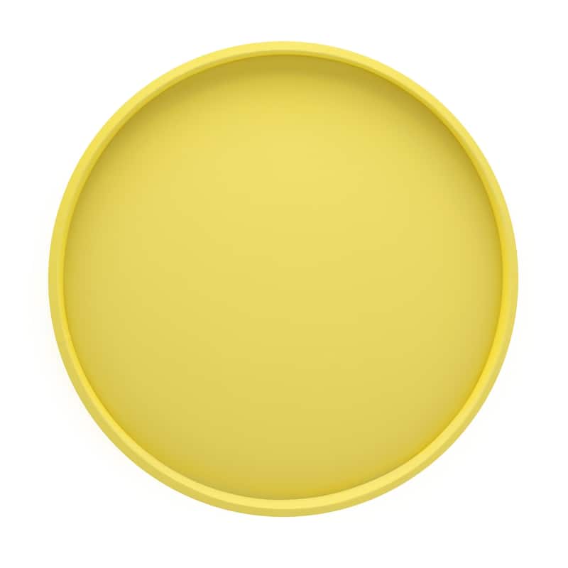 Fun colors 14-inch Round Serving Tray - Lemon 