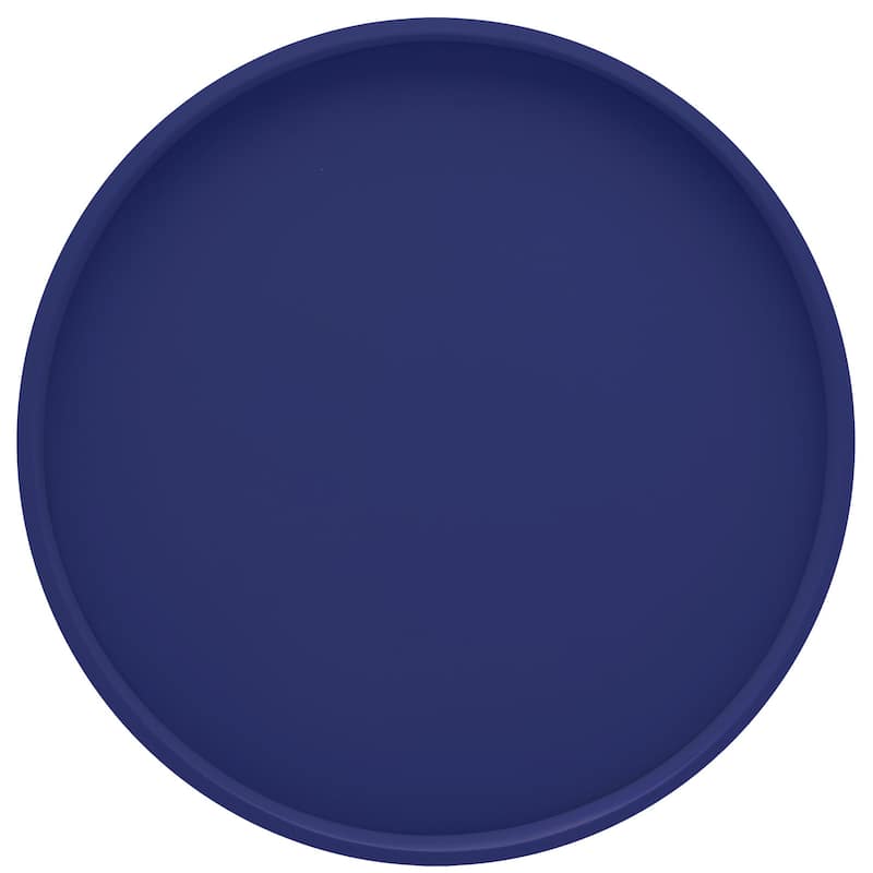 Fun colors 14-inch Round Serving Tray - Royal Blue 
