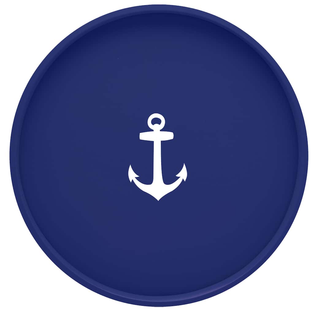 Kasualware Designs 14-inch Round Serving Tray