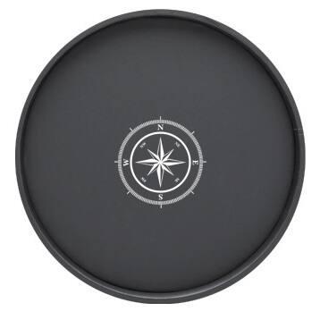 Kasualware Designs 14-inch Round Serving Tray