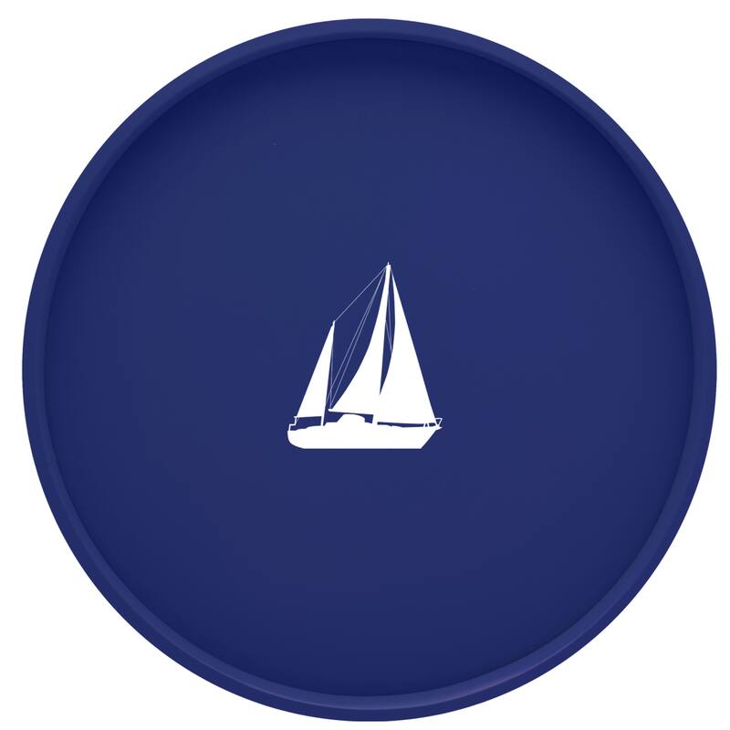 Kasualware Designs 14-inch Round Serving Tray